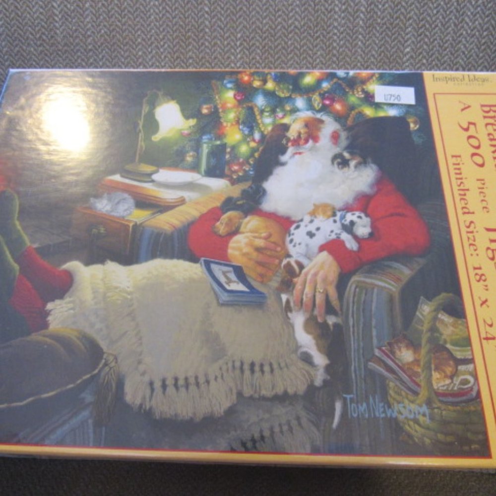 NIB breakfast for santa 500 piece jigsaw puzzle